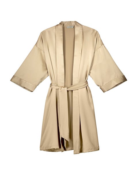 Marbel silk robe